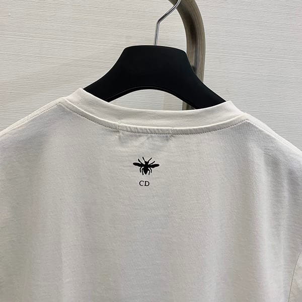 人気No1ディオール Eiffel Tower コットン リネン ジャージー Tシャツ 偽物 3色 def48513